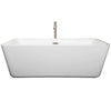 Custom image for White with Brushed Nickel Trim / 68.88