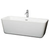 Custom image for White with Polished Chrome Trim / 68.88