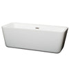 Custom image for White with Brushed Nickel Trim / 68.88