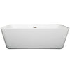 Custom image for White with Brushed Nickel Trim / 68.88
