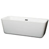 Custom image for White with Matte Black Trim / 68.88