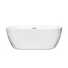 Custom image for White with Polished Chrome Trim / 59.75