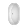 Custom image for White with Polished Chrome Trim / 59.75