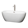 Custom image for White with Brushed Nickel Trim / 59.75