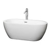 Custom image for White with Polished Chrome Trim / 59.75