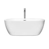 Custom image for White with Polished Chrome Trim / 59.75