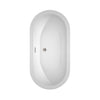 Custom image for White with Brushed Nickel Trim / 59.75
