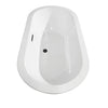 Custom image for White with Matte Black Trim / 59.75