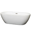 Custom image for White with Brushed Nickel Trim / 68