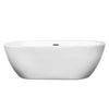 Custom image for White with Brushed Nickel Trim / 68