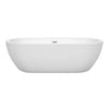 Custom image for White with Polished Chrome Trim / 71.5