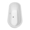 Custom image for White with Polished Chrome Trim / 71.5