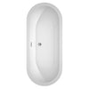 Custom image for White with Polished Chrome Trim / 71.5