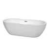 Custom image for White with Brushed Nickel Trim / 71.5