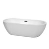 Custom image for White with Matte Black Trim / 71.5