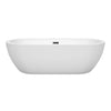 Custom image for White with Matte Black Trim / 71.5
