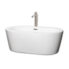 Custom image for White with Brushed Nickel Trim / 59.75