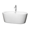 Custom image for White with Polished Chrome Trim / 59.75
