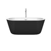Custom image for Black with Polished Chrome Trim / 59.75