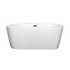 Custom image for White with Matte Black Trim / 59.75