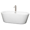Custom image for White with Brushed Nickel Trim / 67