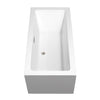 Custom image for White with Brushed Nickel Trim / 59.5