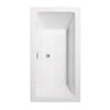 Custom image for White with Brushed Nickel Trim / 59.5