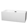 Custom image for White with Matte Black Trim / 59.5