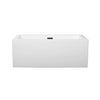 Custom image for White with Matte Black Trim / 59.5