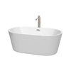 Custom image for White with Brushed Nickel Trim / 60