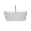 Custom image for White with Brushed Nickel Trim / 60