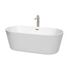 Custom image for White with Brushed Nickel Trim / 67