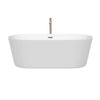 Custom image for White with Brushed Nickel Trim / 67