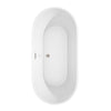 Custom image for White with Brushed Nickel Trim / 67