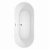 Custom image for White with Polished Chrome Trim / 71