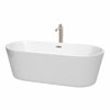 Custom image for White with Brushed Nickel Trim / 71