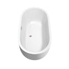 Custom image for White with Brushed Nickel Trim / 60