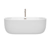 Custom image for White with Brushed Nickel Trim / 67