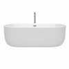 Custom image for White with Brushed Nickel Trim / 71