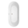 Custom image for White with Brushed Nickel Trim / 71