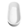 Custom image for White with Shiny White Trim and Brushed Gold Faucet / 71