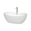 Custom image for White with Brushed Nickel Trim / 60