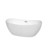 Custom image for White with Brushed Nickel Trim / 60