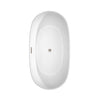 Custom image for White with Brushed Nickel Trim / 60