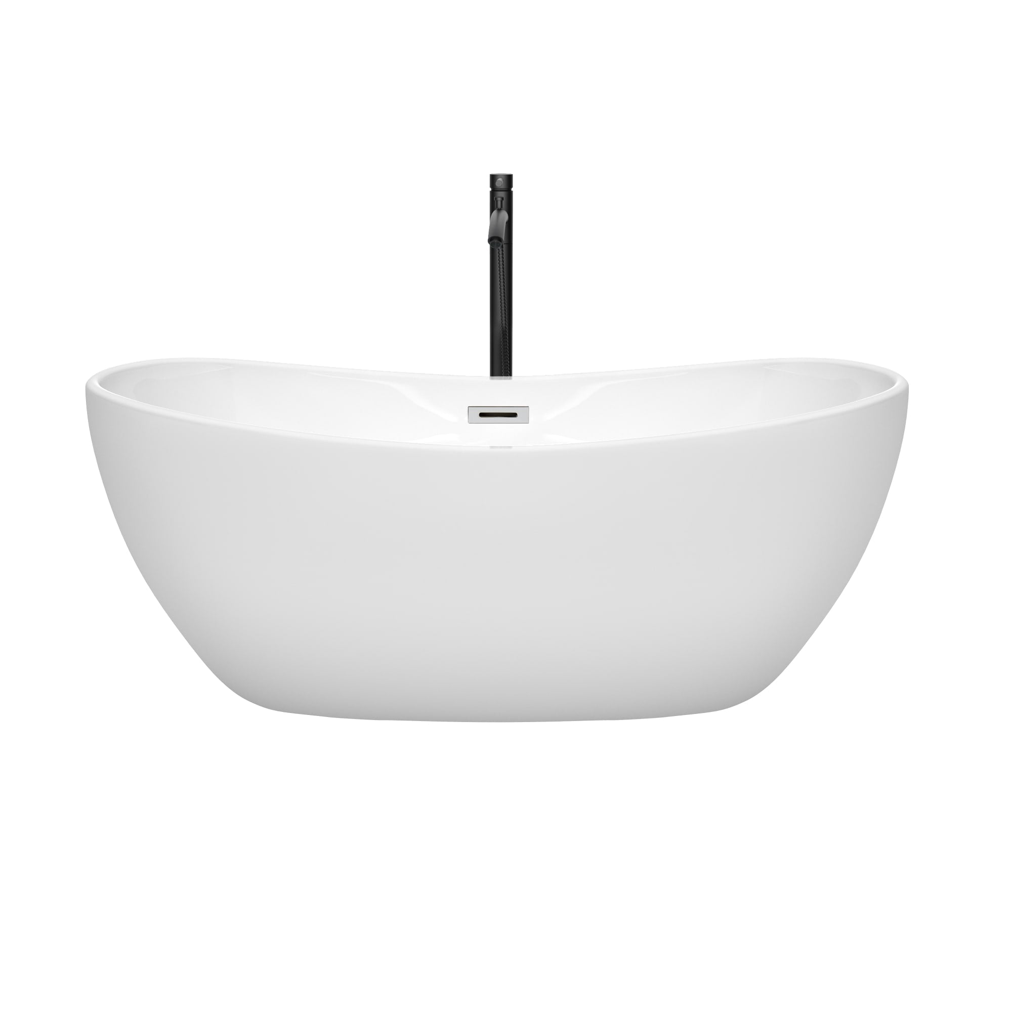 【MD】レベッカ/REBECCA『Complete Edition』 Rebecca Freestanding Acrylic Bathtub With Faucet 60 inch – Wyndham