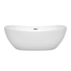 Custom image for White with Brushed Nickel Trim / 65