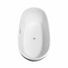 Custom image for White with Brushed Nickel Trim / 65