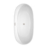 Custom image for White with Brushed Nickel Trim / 65