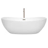 Custom image for White with Brushed Nickel Trim / 70