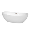 Custom image for White with Brushed Nickel Trim / 70